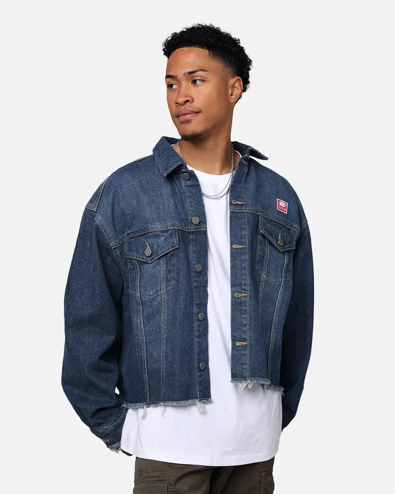 404 Cropped Denim Jacket Indigo 1