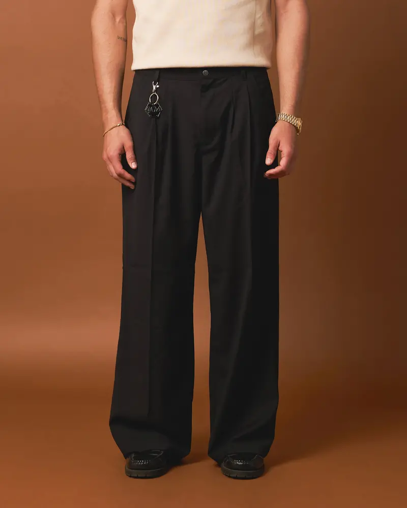 404 Flare Trousers Black 1