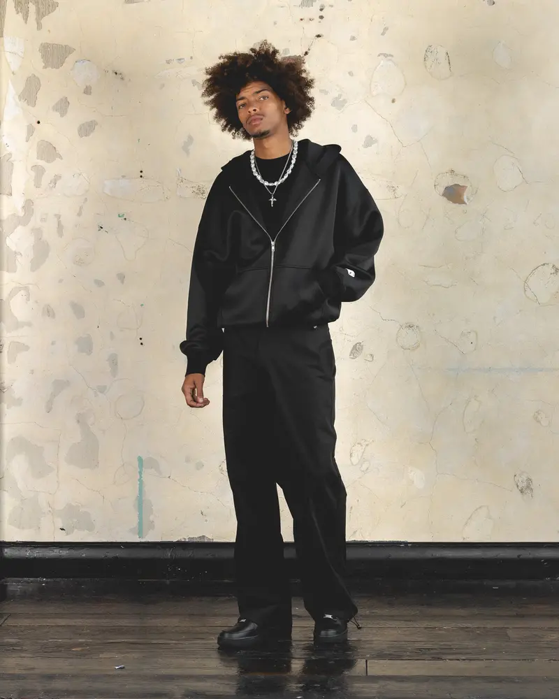 404 Function Zip Hoodie Black 2