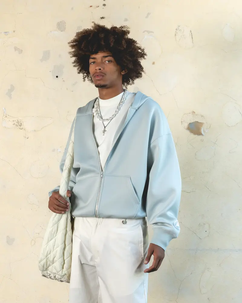 404 Function Zip Hoodie Sage 1