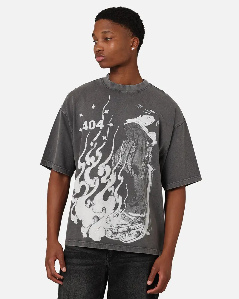 404 Geisha T-Shirt Charcoal 1