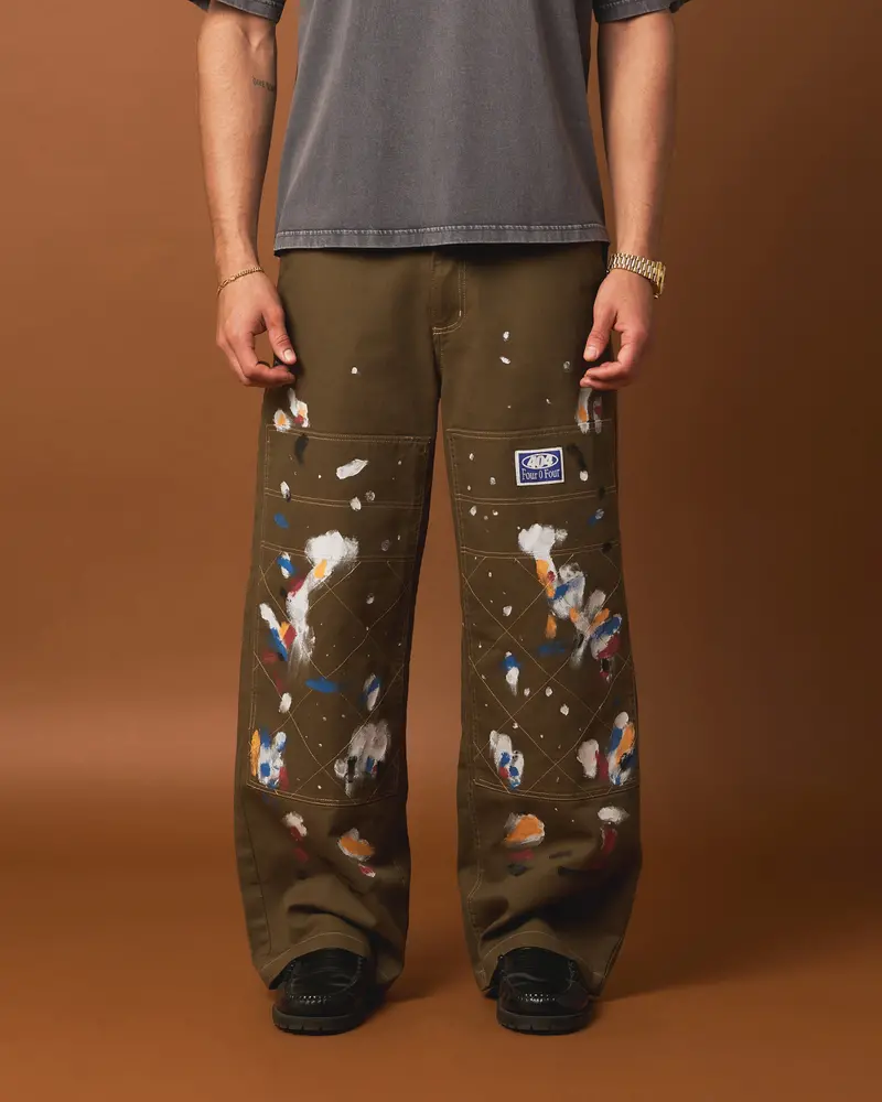 404 Painter Double Knee Pants Khaki 1