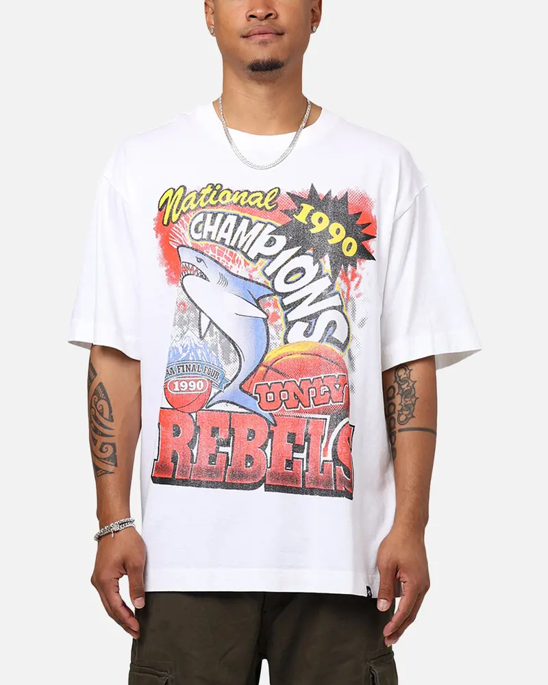 47 Brand 1990 Unlv Rebels Foundation T-Shirt White 1