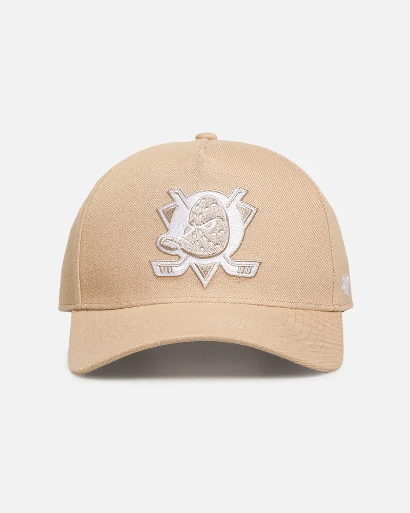 47 Brand Anaheim Ducks 47 Mvp Dt Snapback Khaki/White 1
