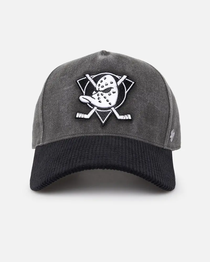 47 Brand Anaheim Ducks 'Apollo Corduroy' Offside Dt Snapback Black 1