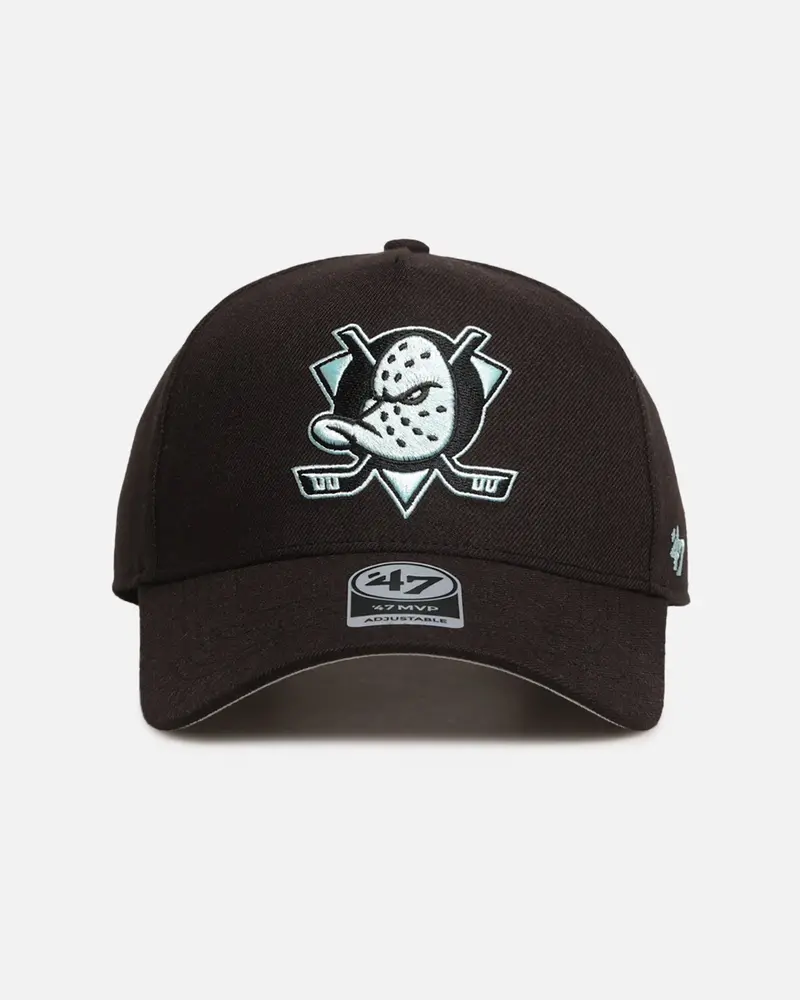 47 Brand Anaheim Ducks 'Black Turquoise' 47 Mvp Snapback Black/Turquoise 1
