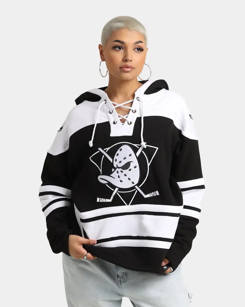 47 Brand Anaheim Ducks Nhl Superior '47 Lacer Hoodie Jet Black 1