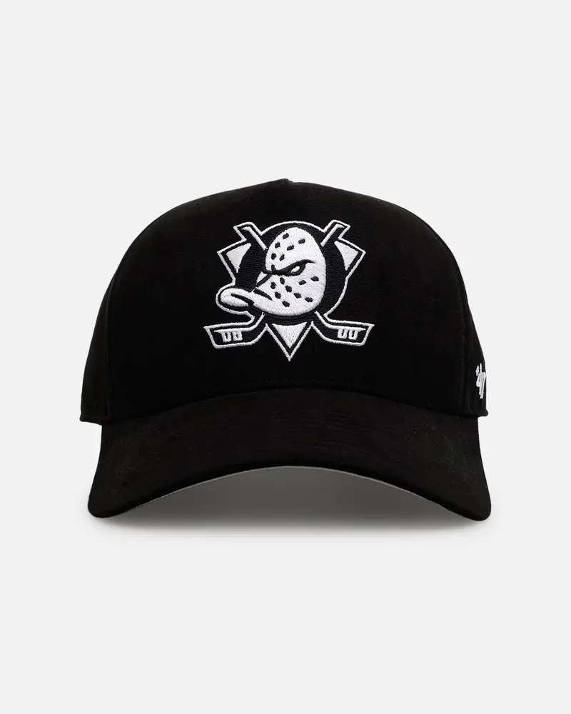 47 Brand Anaheim Ducks 'Ultrasuede' 47 Mvp Strapback Black/White 1