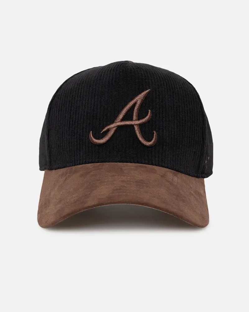 47 Brand Atlanta Braves 'Black Barren' 47 Offside Dt Snapback Black 1