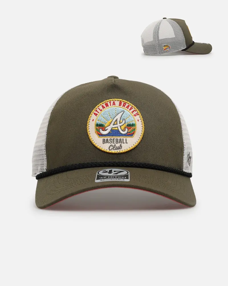 47 Brand Atlanta Braves 'Casting Call' '47 Hitch Trucker Snapback Sandalwood 1