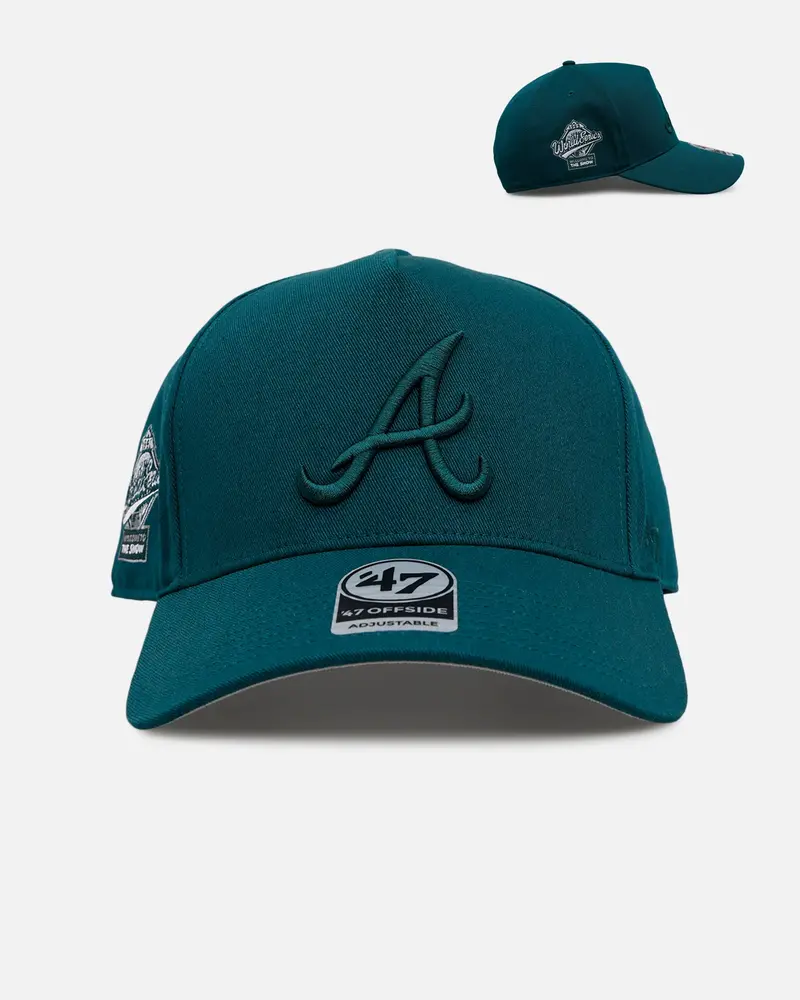 47 Brand Atlanta Braves 'Pacific Green' 47 Offside Snapback Pacific Green 1