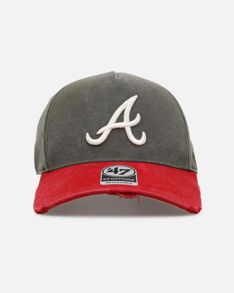 47 Brand Atlanta Braves 'Utilitarian' 47 Offside Strapback Moss 1