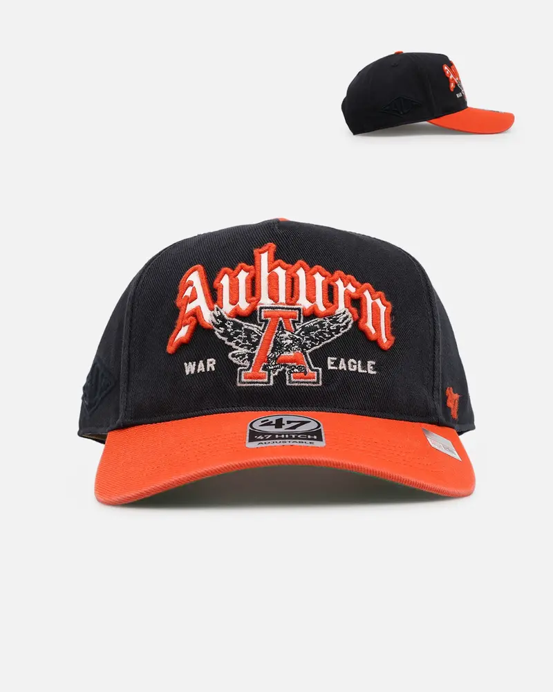 47 Brand Auburn University 'Ncaa Trophy Case' Premium Hitch Snapback Navy 1