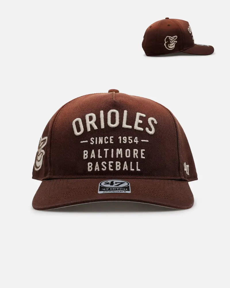 47 Brand Baltimore Orioles 'Dusted' 47 Hitch Snapback Brown 1