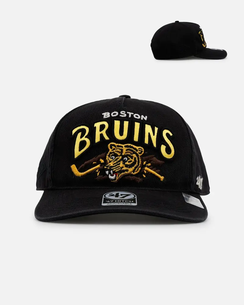 47 Brand Boston Bruins 'Nhl Trophy Case' Premium Hitch Snapback Black 1