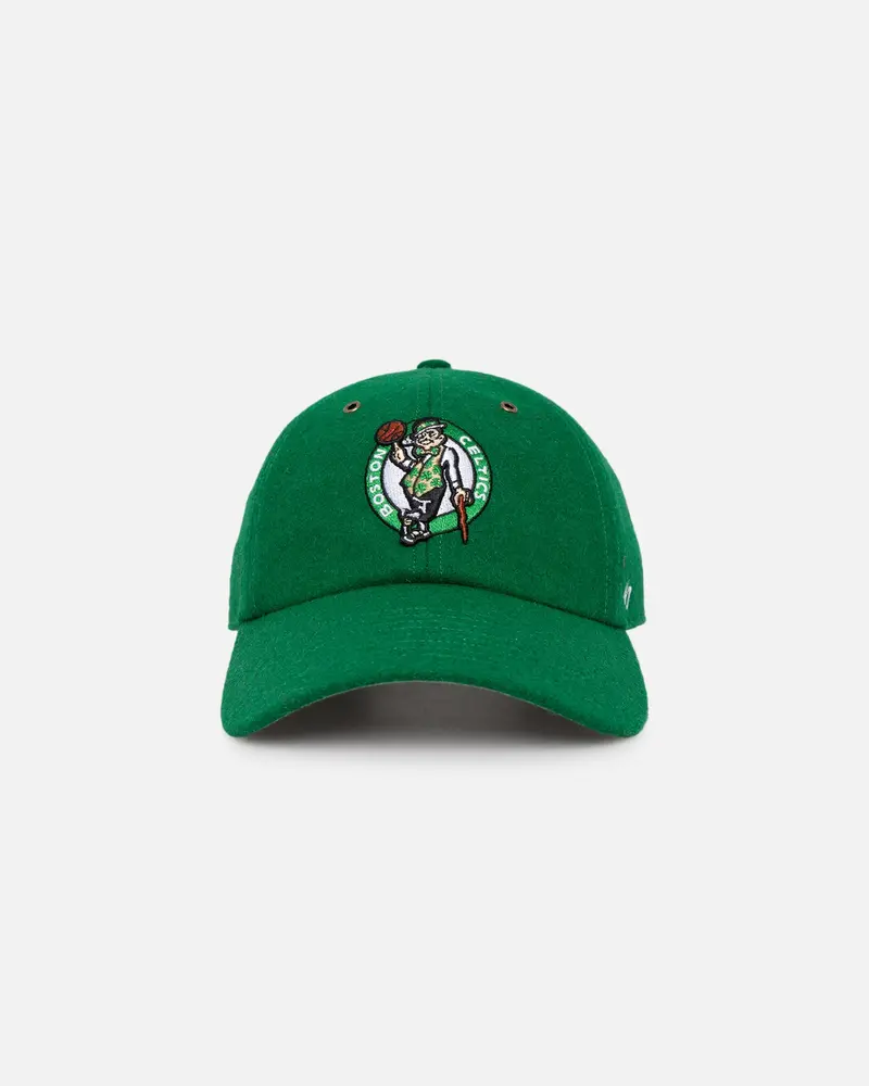 47 Brand Boston Celtics Wooly Clean Up Strapback Kelly 1
