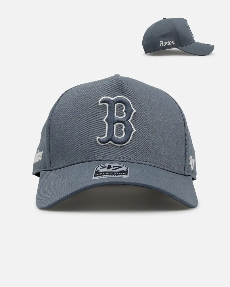 47 Brand Boston Red Sox 'Contemporary Basics' Offside Dt Snapback Dark Grey 1