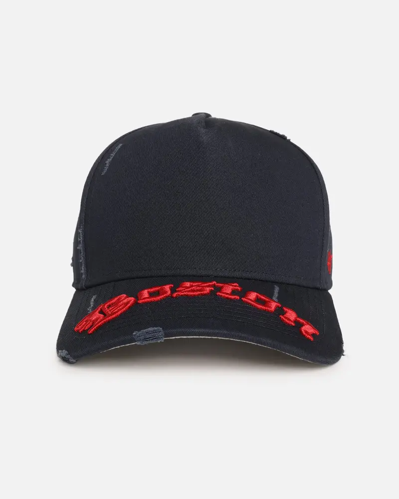 47 Brand Boston Red Sox 'Destruct Gothic Visor' 47 Offside Strapback Navy/Navy 1