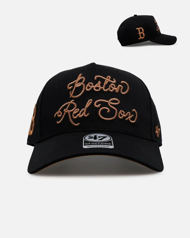 47 Brand Boston Red Sox 'Round Em Up' '47 Offside Snapback Black 1