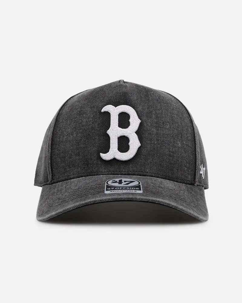 47 Brand Boston Red Sox 'Washed Black' Offside Dt Snapback Washed Black 1