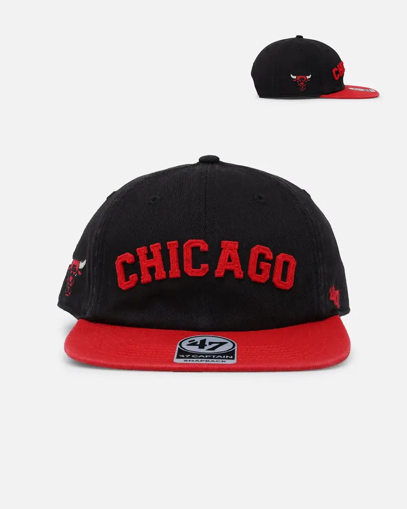 47 Brand Chicago Bulls 'Legacy 47 Captain Rl' Club Legacy '47 Captain Snapback Black 1