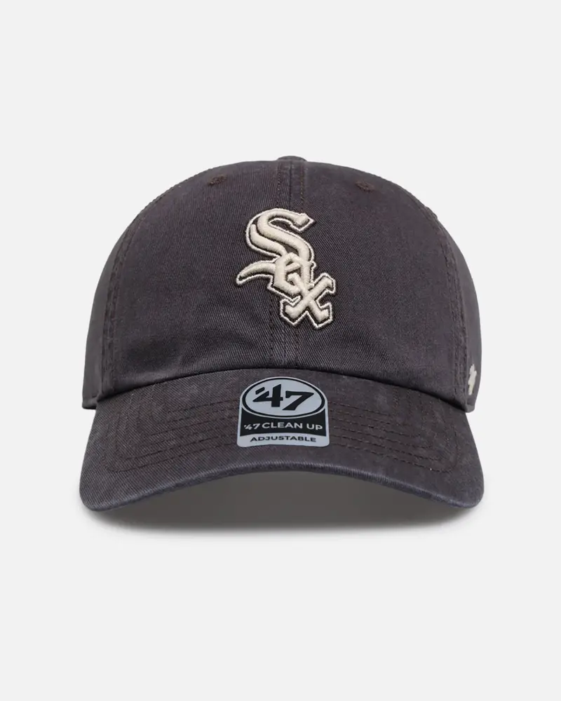 47 Brand Chicago White Sox 'Lakeshore' 47 Clean Up Strapback Charcoal 1