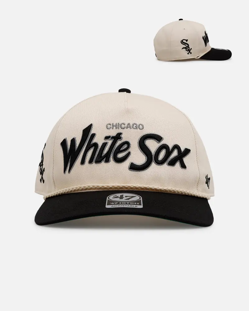 47 Brand Chicago White Sox 'Mlb Opening Day' Script Hitch Snapback Natural 1