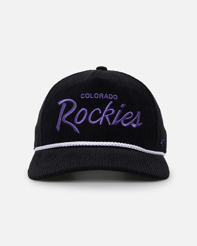 47 Brand Colorado Rockies 'Mlb Opening Day' Crossrope Hitch Snapback Black 1