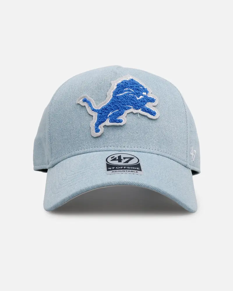 47 Brand Detroit Lions 'Denim Chenille' 47 Offside Strapback Denim 1