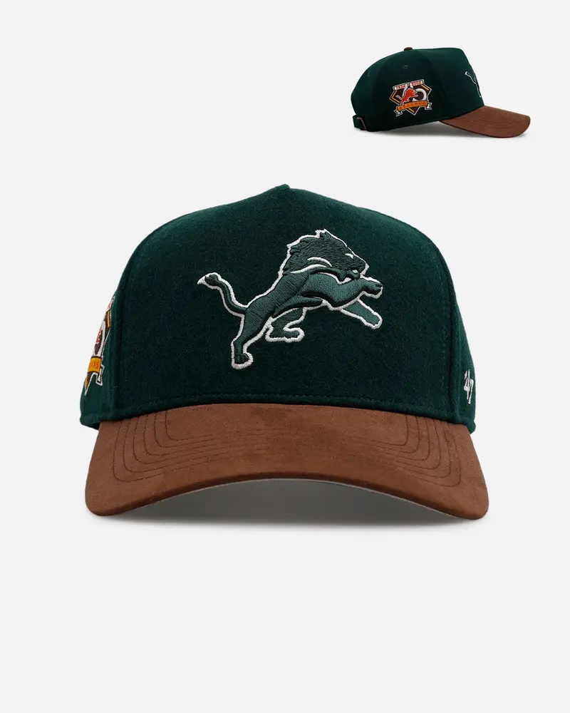 47 Brand Detroit Lions 'Fall Leaves' Clean Up Strapback Green/Brown 1