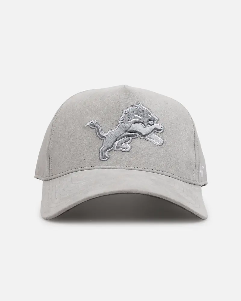 47 Brand Detroit Lions 'Ultrasuede' '47 Mvp Dt Strapback Gray/White 1