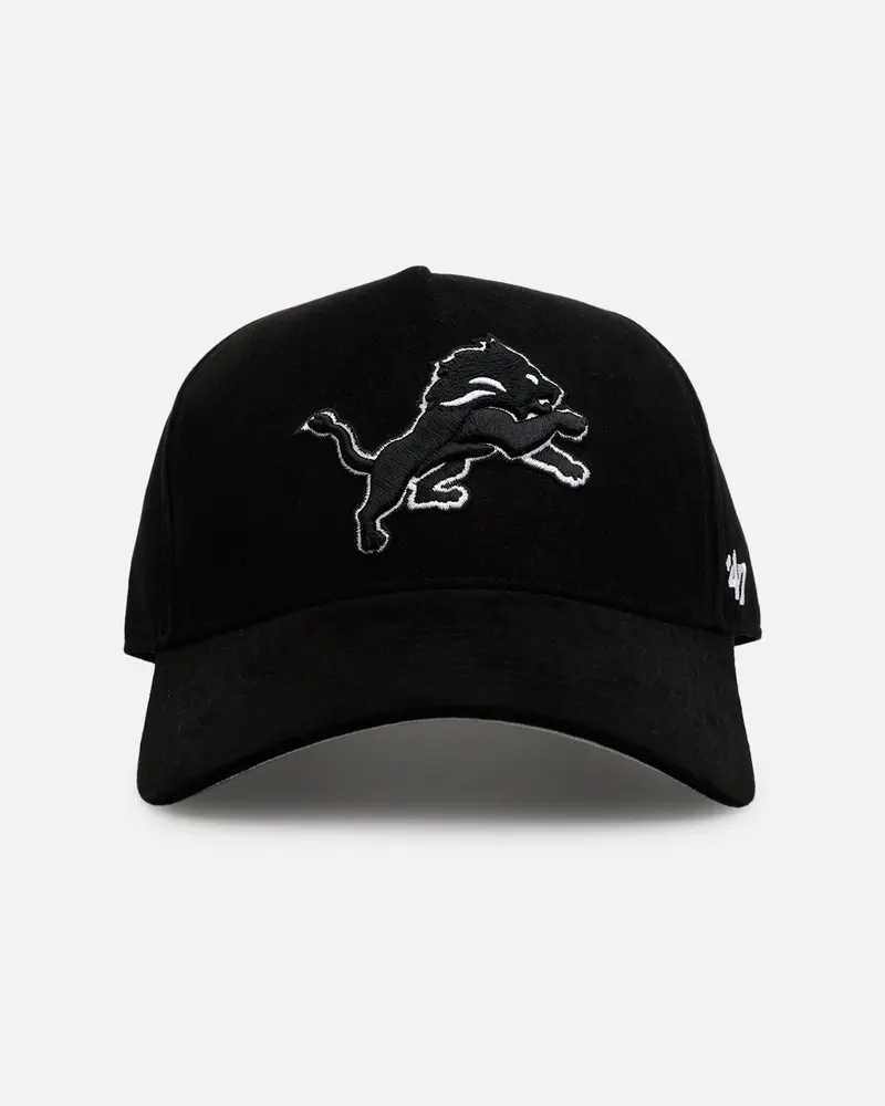 47 Brand Detroit Lions 'Ultrasuede' 47 Mvp Strapback Black/White 1