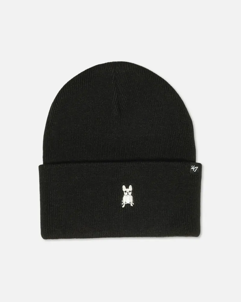 47 Brand French Bulldog 'Dog Collection' 47 Beanie Black 1