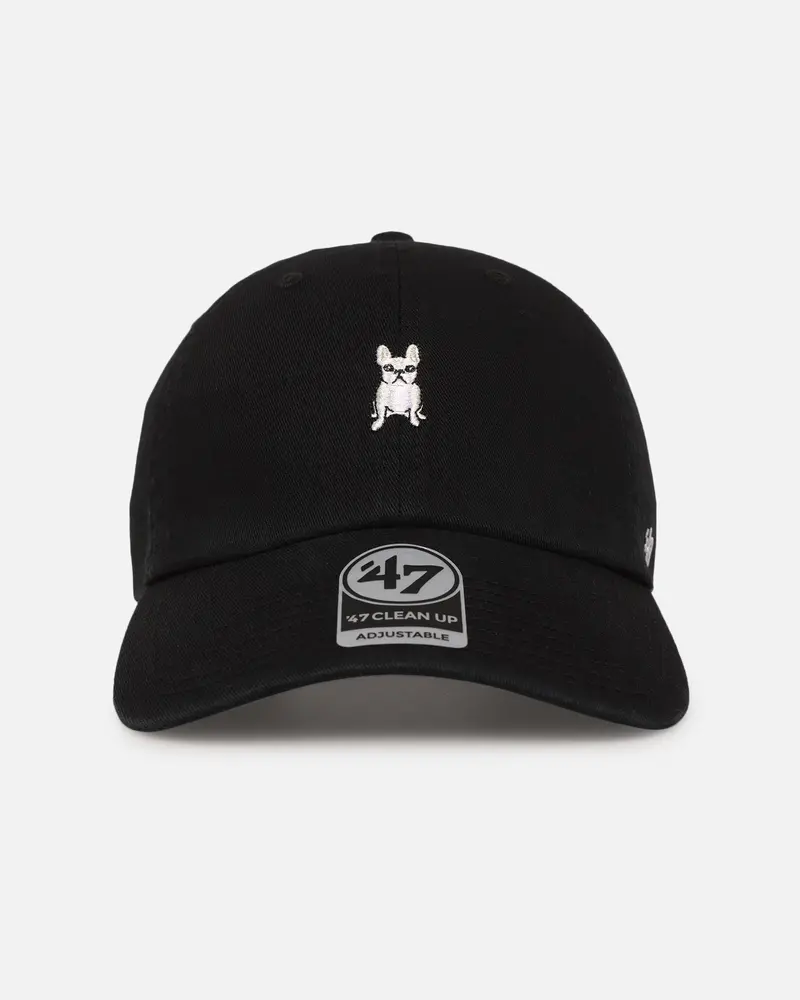 47 Brand French Bulldog 'Dog Collection' 47 Clean Up Strapback Black 1