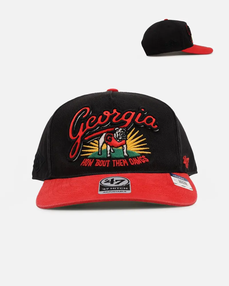 47 Brand Georgia Bulldogs 'Ncaa Trophy Case' Premium Hitch Snapback Black 1