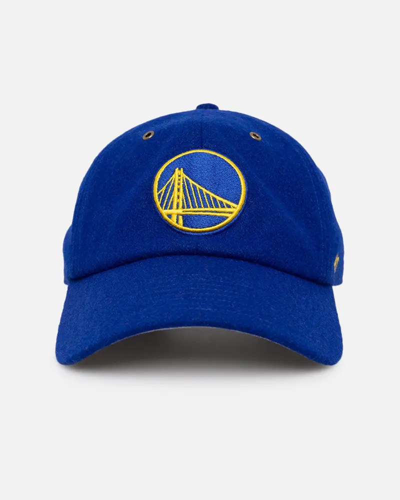47 Brand Golden State Warriors Wooly Clean Up Strapback Royal 1