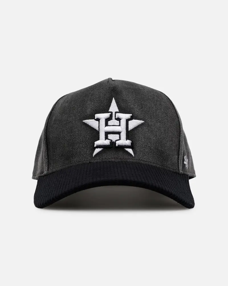 47 Brand Houston Astros 'Apollo Corduroy' Offside Dt Snapback Black 1