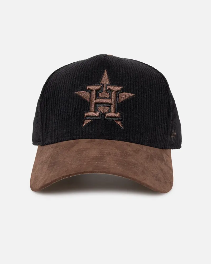 47 Brand Houston Astros 'Black Barren' 47 Offside Dt Snapback Black 1