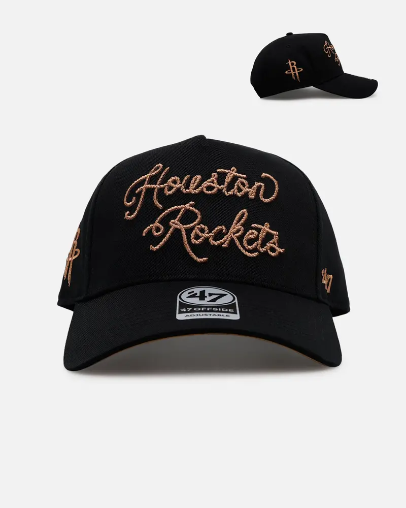 47 Brand Houston Rockets 'Round Em Up' '47 Offside Snapback Black 1