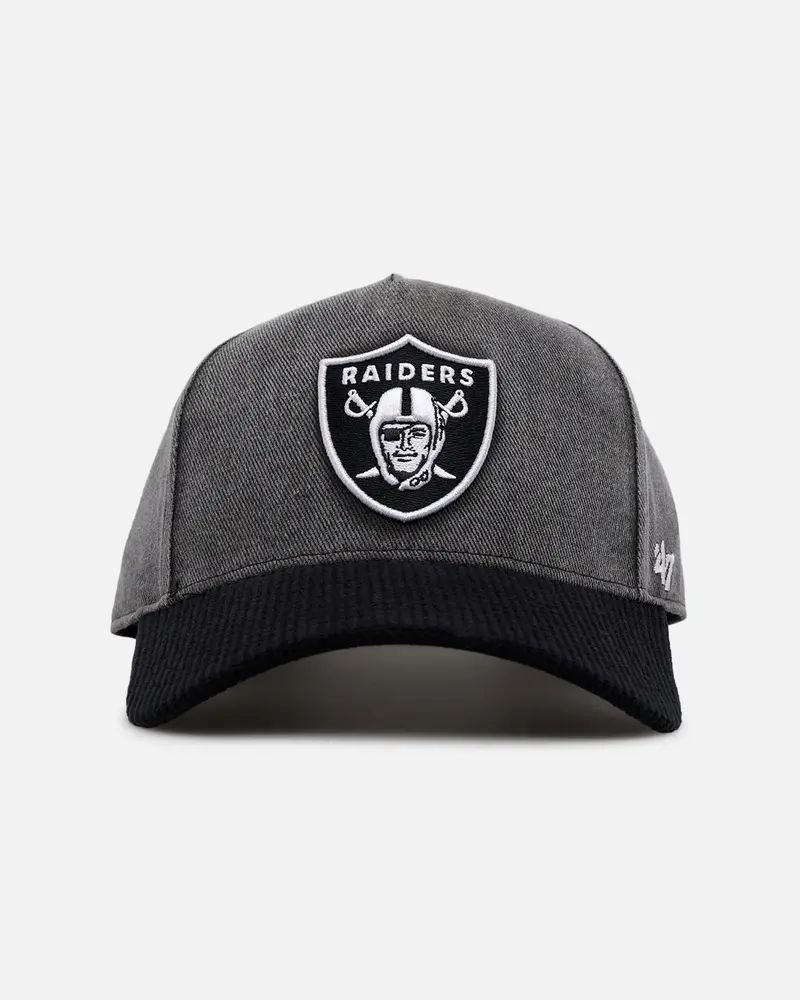 47 Brand Las Vegas Raiders 'Apollo Corduroy' 47 Offside Dt Strapback Black 1
