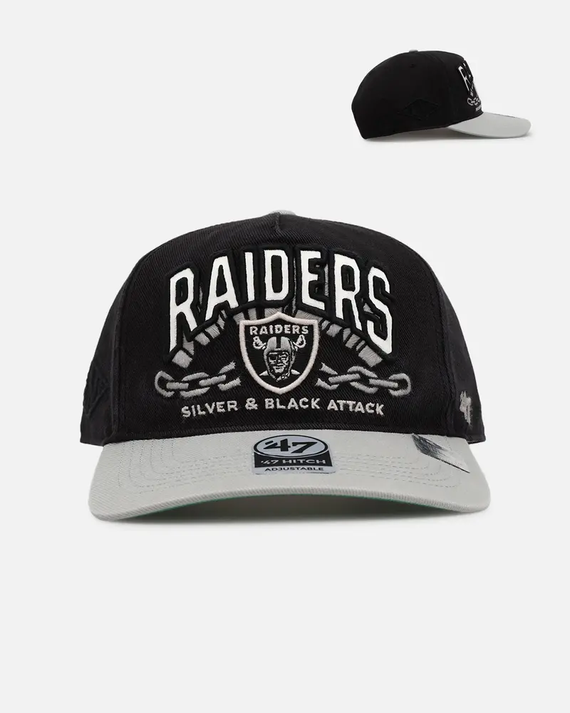 47 Brand Las Vegas Raiders 'Nfl Trophy Case' Premium Hitch Snapback Black 1