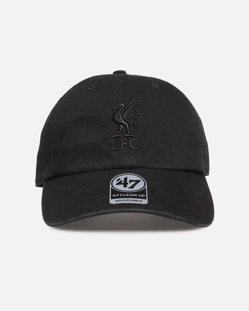 47 Brand Liverpool Football Club 47 Clean Up Strapback Black/Black 1