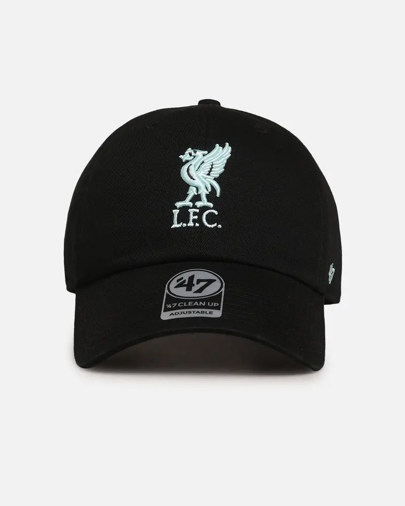 47 Brand Liverpool Football Club 47 Clean Up Strapback Black/Turquoise 1