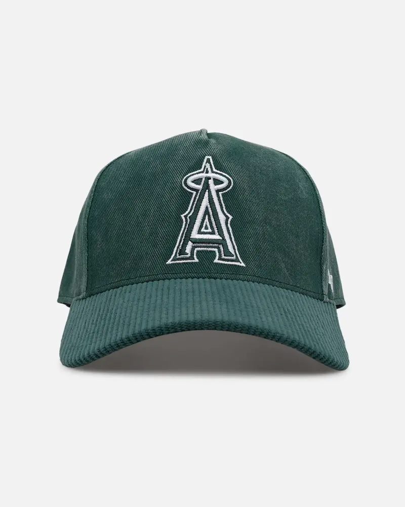 47 Brand Los Angeles Angels 'Apollo Cord Dark Green' 47 Offside Snapback Dark Green 1