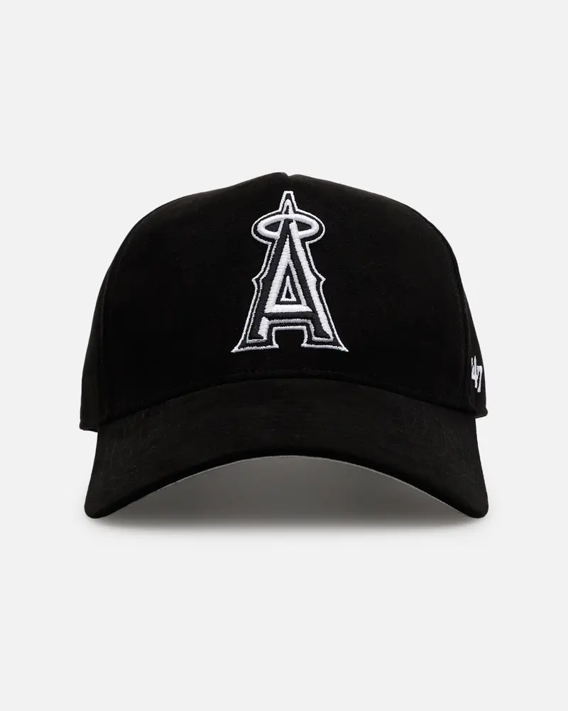 47 Brand Los Angeles Angels 'Ultrasuede' 47 Mvp Strapback Black/White 1