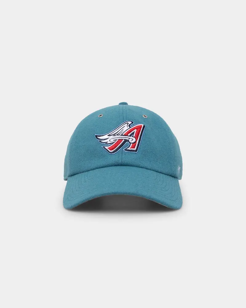 47 Brand Los Angeles Angels Wooly '47 Clean Up Strapback Columbia 1