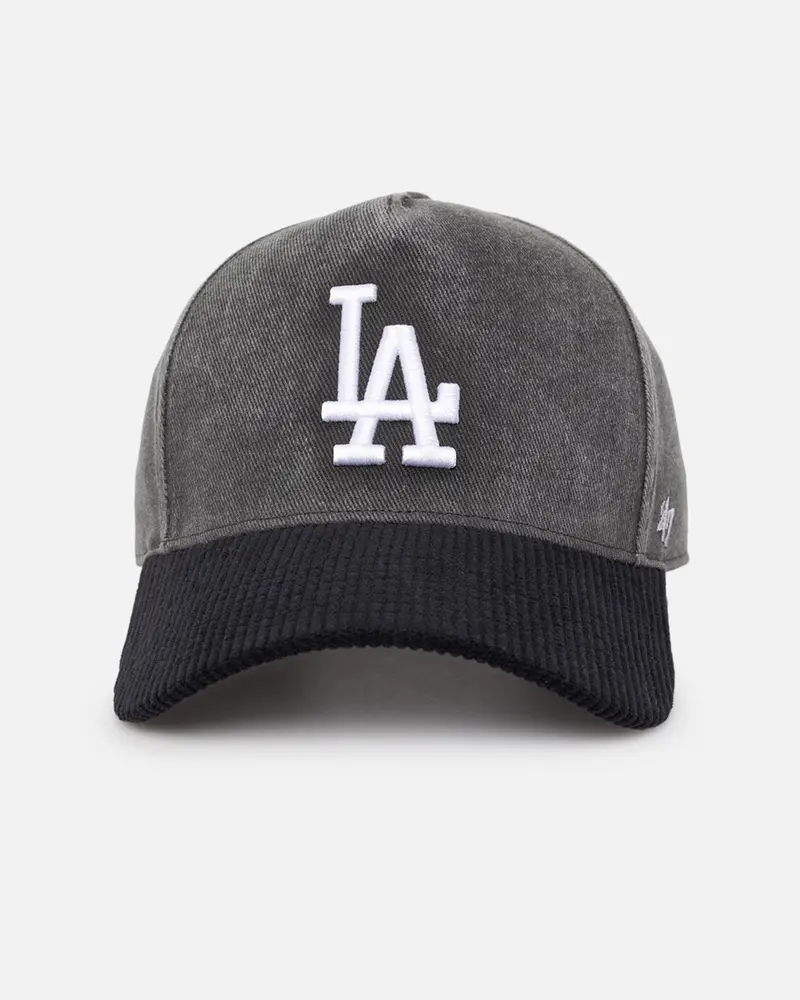 47 Brand Los Angeles Dodgers 'Apollo Corduroy' Offside Dt Snapback Black 1