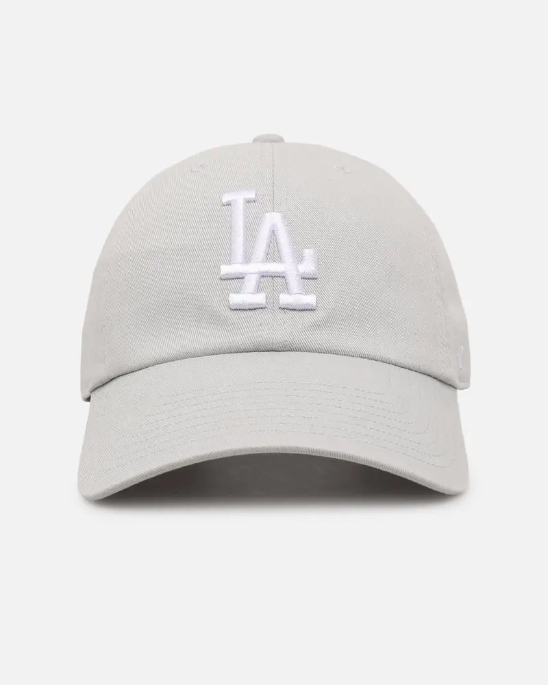 47 Brand Los Angeles Dodgers 'Ballpark' 47 Clean Up Strapback Gray 1