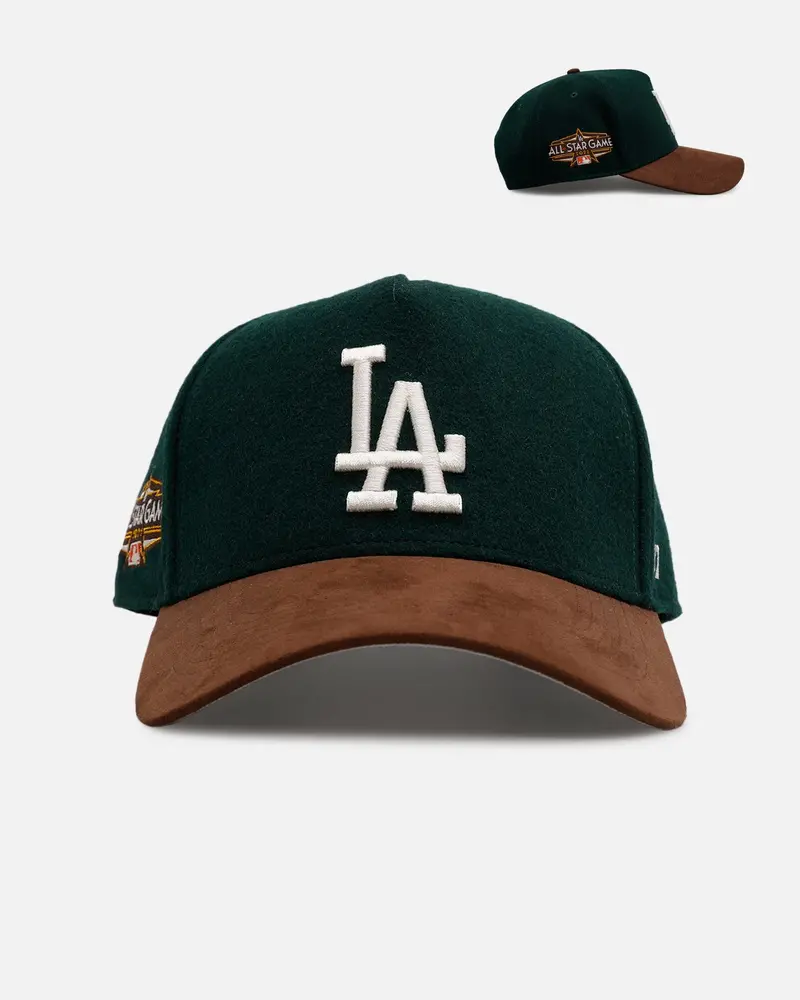 47 Brand Los Angeles Dodgers 'Fall Leaves' 47 Offside Snapback Green/Brown 1
