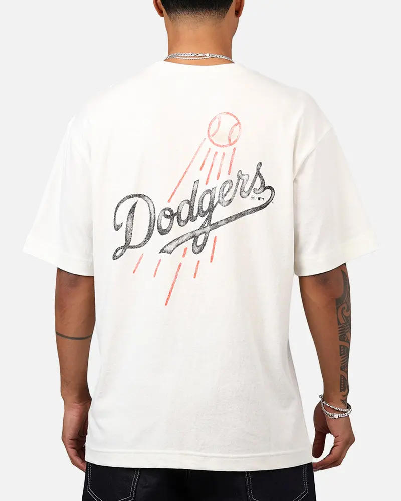 47 Brand Los Angeles Dodgers 'Mlb Trophy Case' Premium T-Shirt Sandstone 1